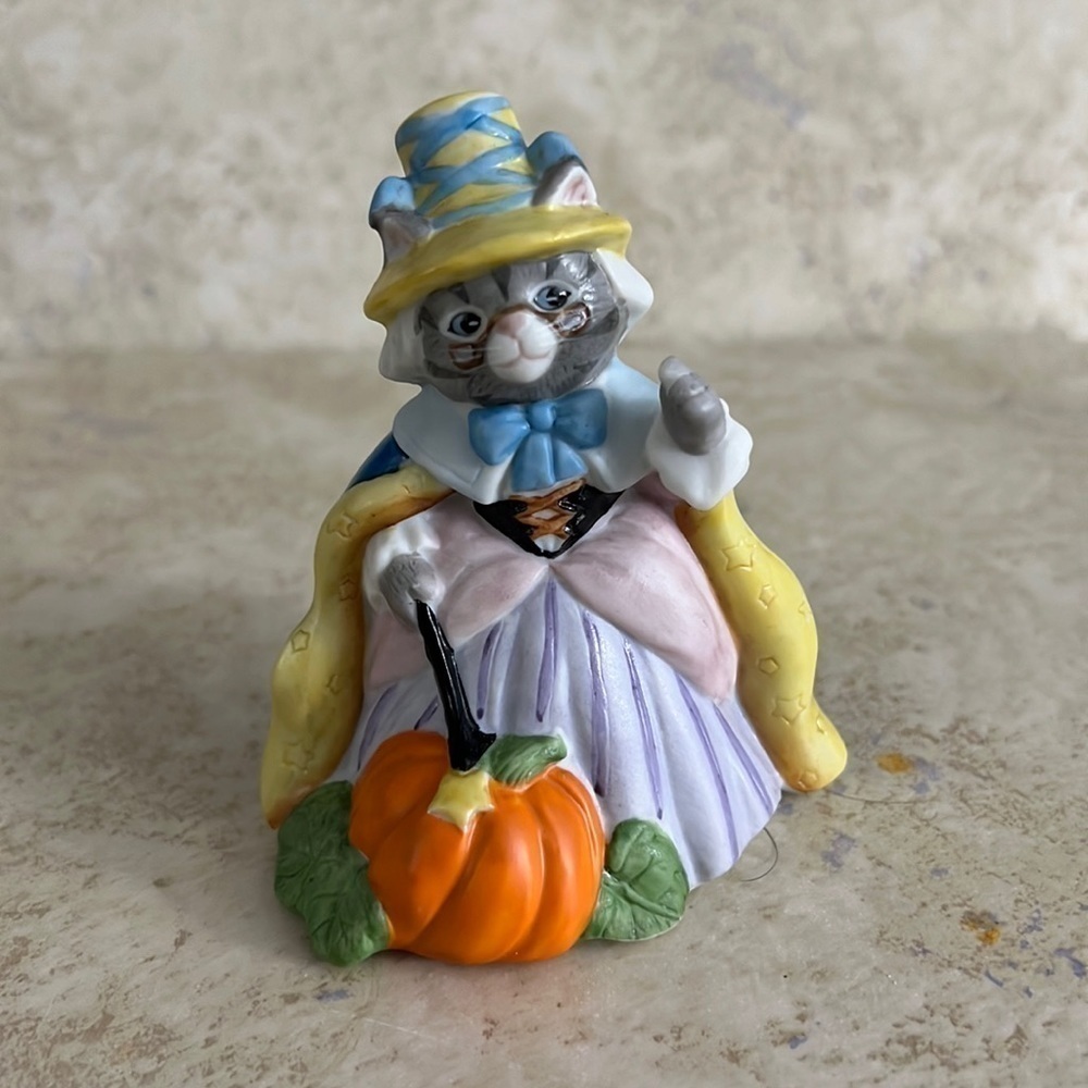 Schmid Kitty Cucumber Figurine Priscilla Very Own Godmother 1990
